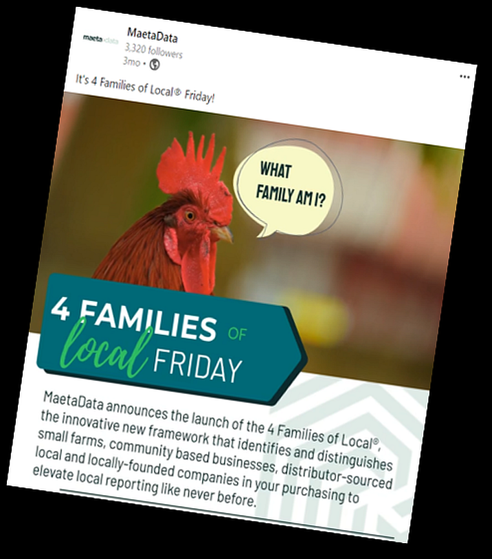 4 Families of Local LinkedIn graphic